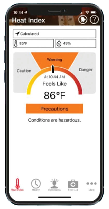 The Heat Safety Smartphone App