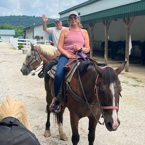Bill and Kyre Cleveland of Cleveland Pest Control are back in the saddle. (Photo: IPMA)