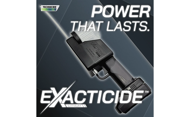 New lithium-powered Exacticide