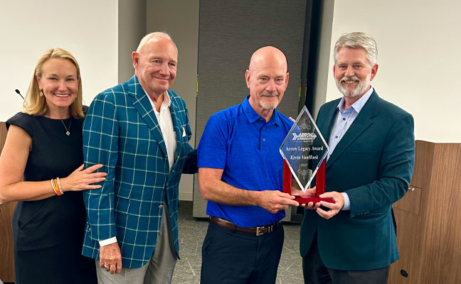 From left: Emily Thomas Kendrick, Joe Thomas, Kevin VanHook, and Tim Pollard.
IMAGE: ARROW EXTERMINATORS