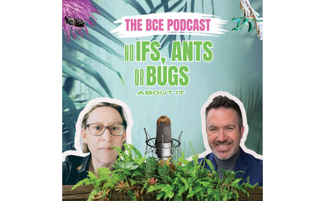 IMAGE: “THE BCE PODCAST”
is hosted by Adam Holt,
BCE, and Chelle Hartzer,
BCE, PCQI