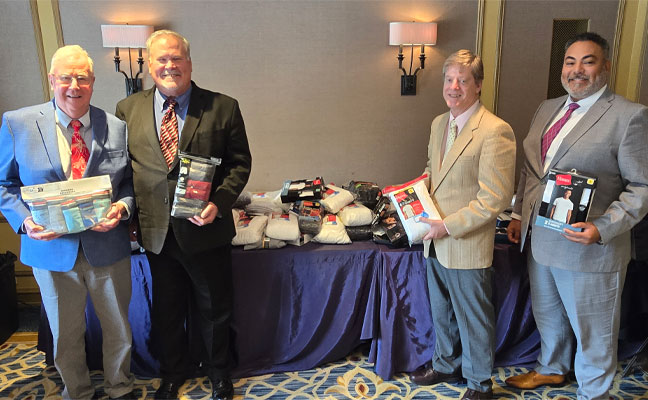 L to R: Stan Cope (Technical Director), Tom Snyder (Branch Manager Louisville), Dave Sloop (Branch Manager Michigan City), Jorge Guerrero (Safety Coordinator) IMAGE: ROSE PEST SOLUTIONS