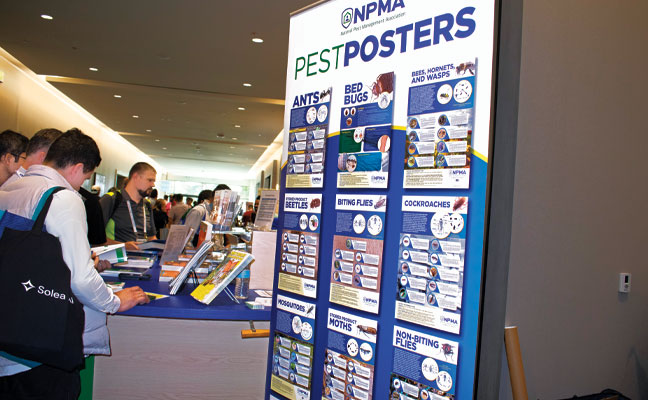 PestWorld
2025’s vast educational opportunities
spanned three days and featured
technical and business sessions led by experts
in the pest control industry. Many of the
sessions qualified for continuing education
units (CEUs). IMAGE: PMP STAFF