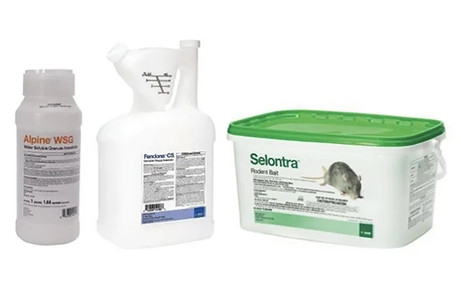 Alpine WSG, Fendona CS and Selontra Rodent Bait