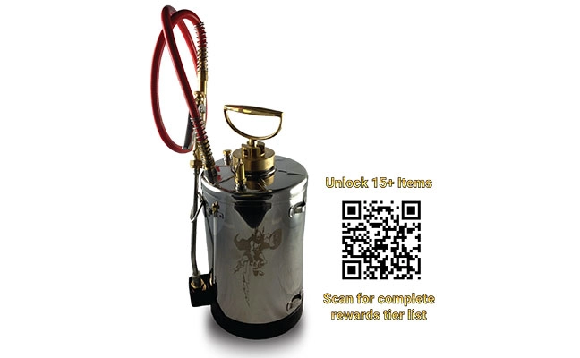 Ensystex sprayer and QR code