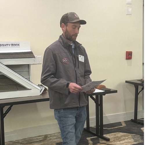 Jesse Outland, VWDMA President, offers a welcome to the conference. IMAGE: VWDMA