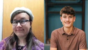 Left: Aster Barajas, right: Aiden Bemis