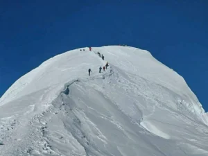 Mera peak summit IMAGE: PEAK FOR PARKINSONS
