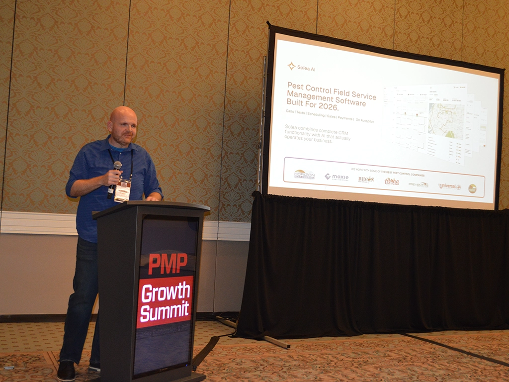 Jordan Schoner, customer success manager presents at the 'Meet the Partners segment.'