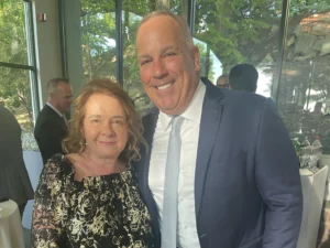 Fran Dolan and Jim McHale, president of JP McHale. IMAGE: JP MCHALE