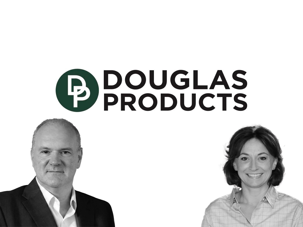 Julio Negreli and Heather Kern LOGO: DOUGLAS PRODUCTS