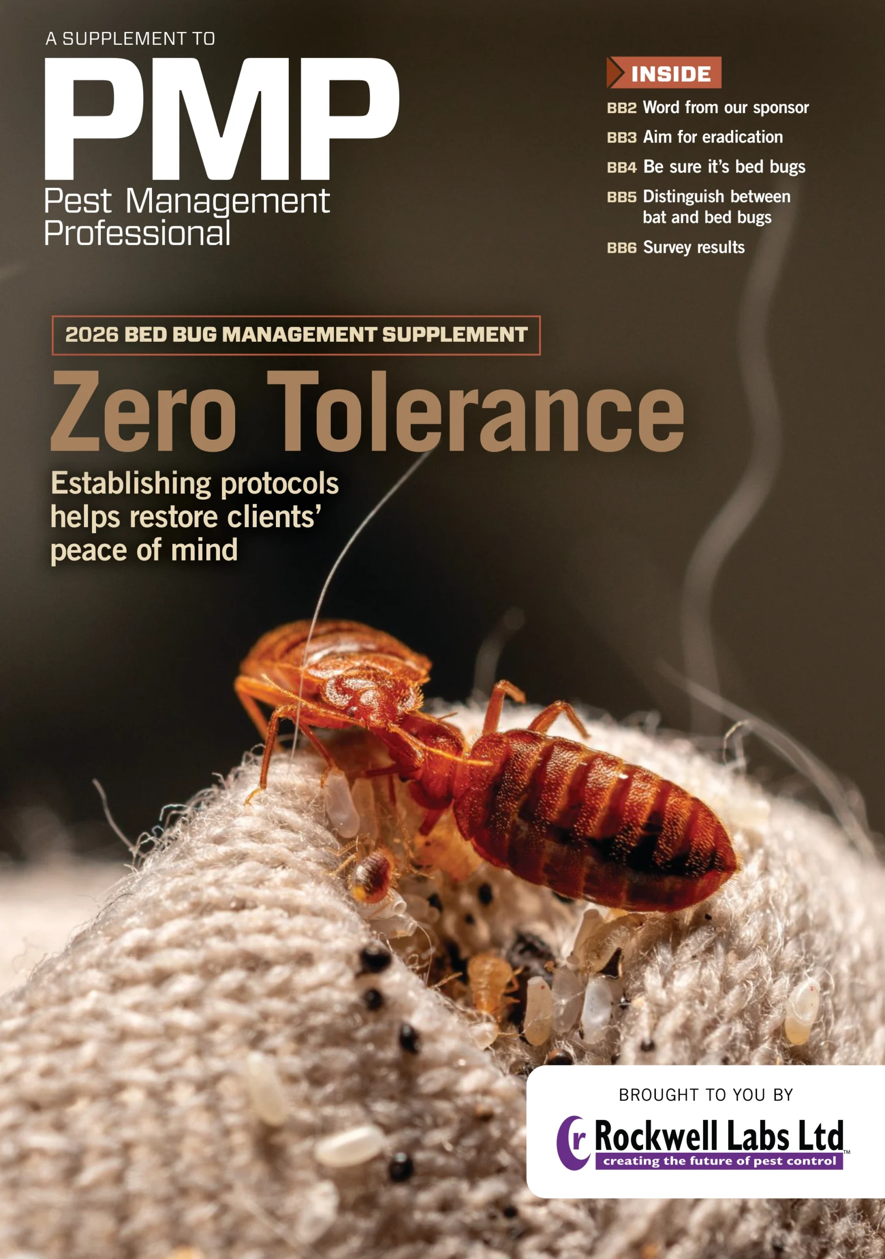 2026 Bed Bug management Supplement cover