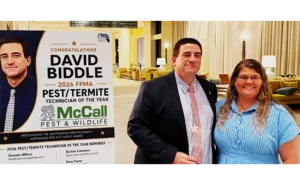Dave and Wendy Biddle at FPMA awards event.