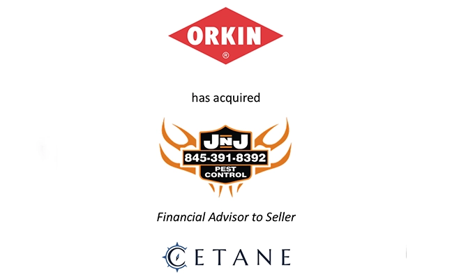 Logos of Orkin, J&J and Cetane