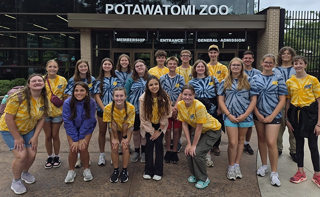 Zoo Teen program group shot