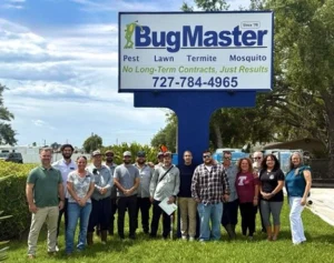 Group shot of the Bug Master team