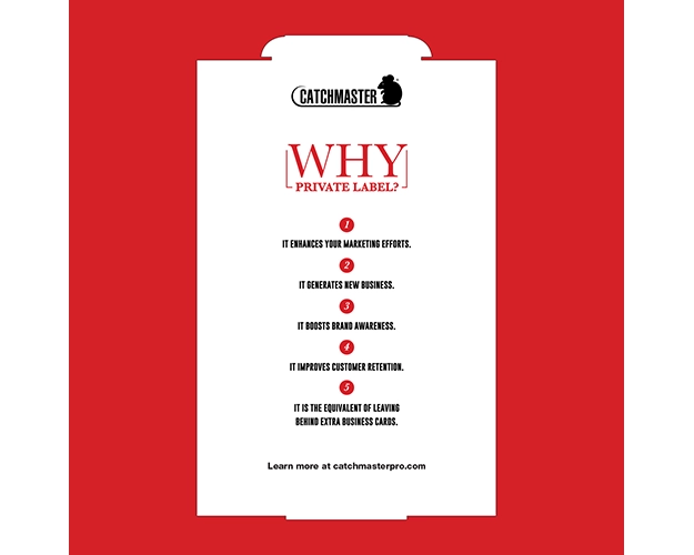 Catchmaster's 5 reasons why private labeling works
