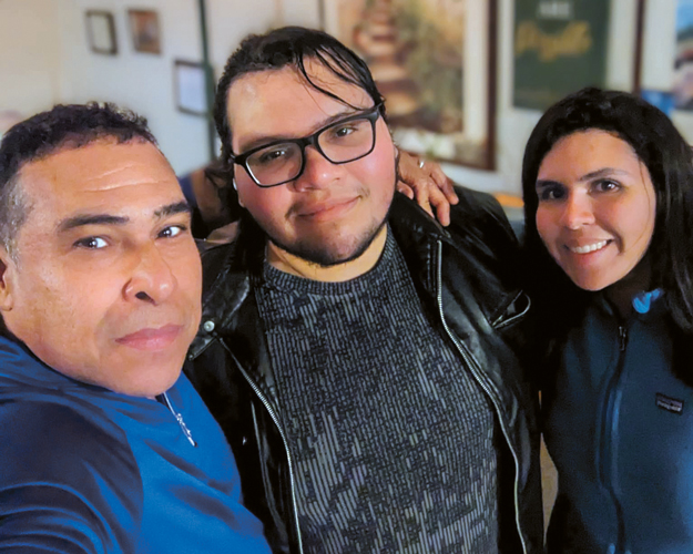 From left are Tony, John and Jennifer Glen (Photo: Jennifer Glen)