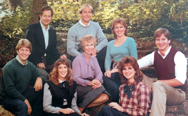 The Jenkins family has always been close. This photo, circa 1983, shows clockwise from left, Dennis; patriarch Bob Sr.; Raleigh and his wife, Kimberli; Bobby and his wife, Jan; matriarch Sandy; and Dennis’ wife, Jennifer. (Photo: Jenkins Family)
