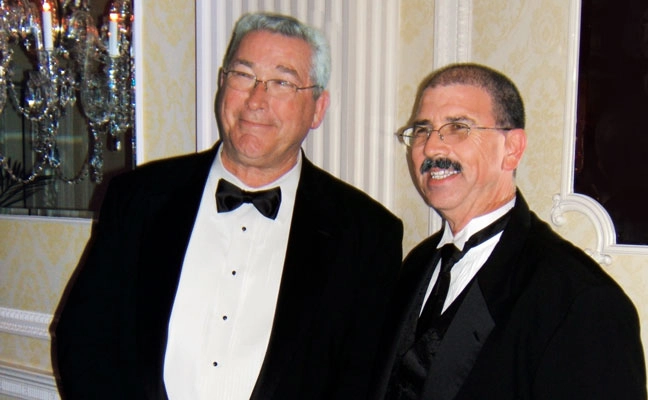 Frank Meek was on hand to celebrate Paul Hardy’s 2005 PMP Hall of Fame induction. (Photo: Frank Meek)