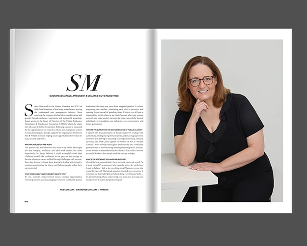 Book spread for 50 Women to KNOW in New Jersey